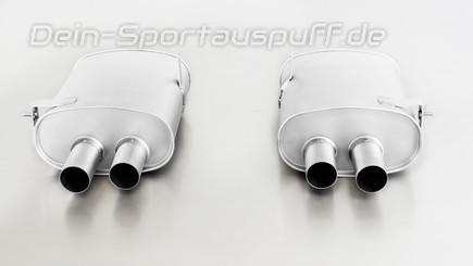 Remus Edelstahl Duplex Sportauspuff-Hauptschalldämpfer BMW 3er M3 E90 E92 E93 Coupe, Cabrio u. Limousine