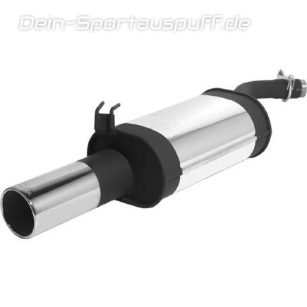 Remus Edelstahl Sportauspuff-Komplettanlage ab Kat Fiat Punto Typ 176 GT Turbo 102mm rund eingerollt