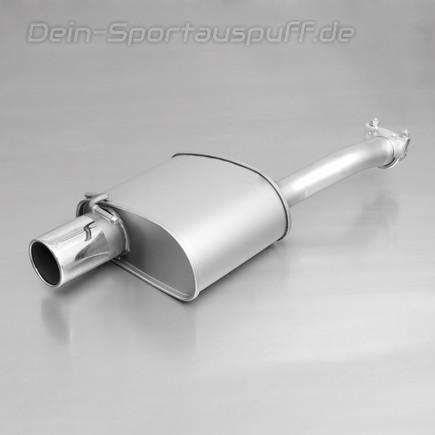 Remus Edelstahl Sportauspuff-Komplettanlage ab Kat Ford Focus 1 Fließheck 1.4l 90mm rund eingerollt