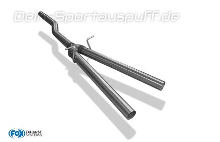 Fox Edelstahl Vorschalldämpfer-Ersatzrohr Audi A4 B6/B7 quattro Typ 8E Limousine/Avant 1.8T 2.0TFSI