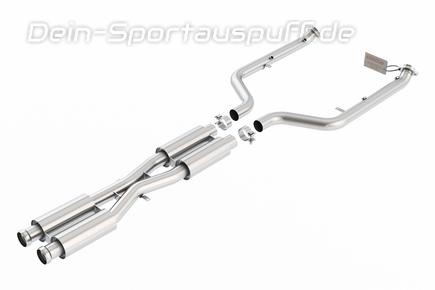 Borla Edelstahl Vorschalldämpfer X-Pipe inkl. Nach-Kat-Ersatzrohr BMW 3er M3 E90 E92 Limousine u. Coupe