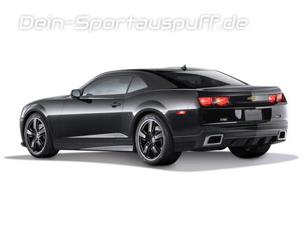 Borla ATAK Edelstahl Duplex Sportauspuffanlage ab Kat Chevrolet Camaro Coupe Cabrio V8 Ground Effects Package Modelljahr 2010-13 für originale Endrohre