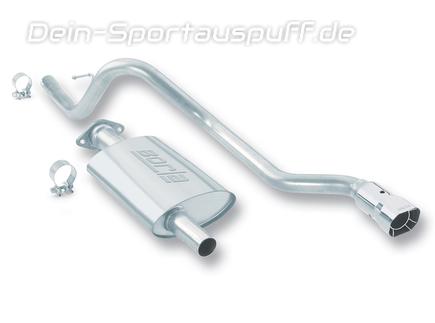 Borla Edelstahl Komplettanlage Jeep Cherokee XJ Facelift 4.0l Bj.97-01 85x76mm viereckig scharfkantig