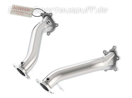 Borla Edelstahl Downpipe mit Kat-Ersatz Nissan GT-R ab Bj.09