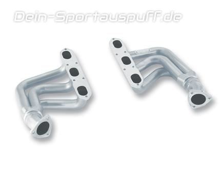 Borla Edelstahl Fächerkrümmer Porsche 911 Typ 997 Carrera + S Bj.05-08
