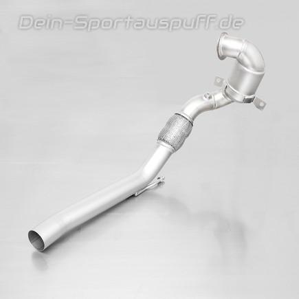 Remus Edelstahl Ø70mm Downpipe mit 200-Zeller Sport-Kat Seat Leon 5F Cupra inkl. ST