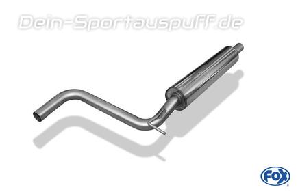 Fox Edelstahl Vorschalldämpfer Seat Leon ST 5F 1.2l 1.4l 1.8l (Mod. mit Starrachse)