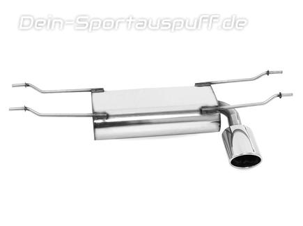 Fox Edelstahl Sportauspuff Mazda MX-5 Typ ND ab 2015 115x85mm oval eingerollt abgeschrägt
