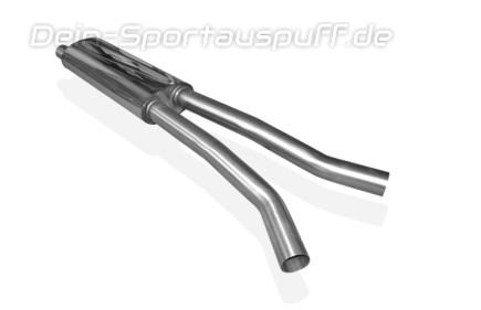 Fox Edelstahl Vorschalldämpfer Ford Mustang VI 6 ab 2014 2.3l Ecoboost