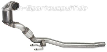 HJS Edelstahl Ø76mm Downpipe mit Kat VW Passat B8 2.0l 4motion