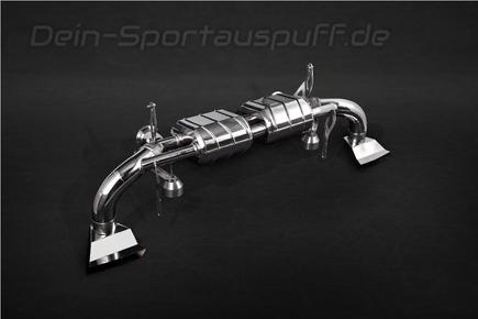 Capristo Edelstahl Duplex Sportauspuff mit Kat-Ersatzrohr Audi R8 II V10 ab 2015 inkl. Spyder