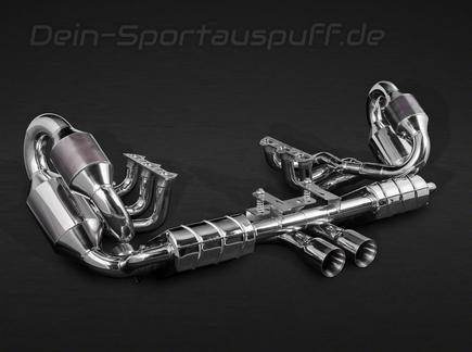 Capristo Edelstahl Komplettanlage Porsche 911 GT3 Typ 991 Bj. 2013-15
