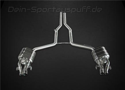 Capristo Edelstahl Duplex Sportauspuff Mercedes E-Klasse E63 AMG S Biturbo 4matic T-Modell Typ S 212