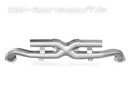 Ragazzon Edelstahl X-Pipe Verbindungsrohr Porsche 911 997 Carrera inkl. S u. GTS 2009-2012