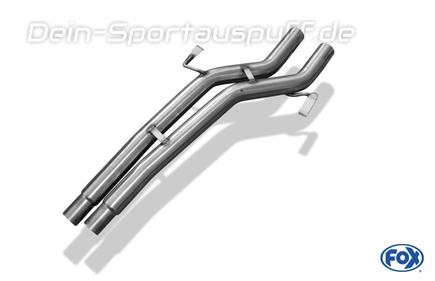 Fox Edelstahl Mittelschalldämpfer-Ersatzrohr Audi A8 D2 Typ 4D