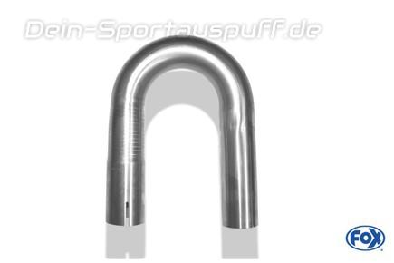 Fox Edelstahl Auspuffbogen 180° Ø 50mm geweitet Länge 250mm