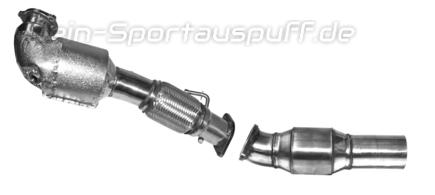 Bastuck Edelstahl Ø76mm Downpipe inkl. 200-Zeller Sport-Kat Hyundai i30 1.6 GDI Typ GDH