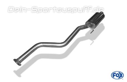 FOX Edelstahl Vorschalldämpfer Hyundai i30 1.6 GDI Turbo Typ GDH