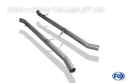 Fox Edelstahl Vorschalldämpfer-Ersatzrohr BMW 7er E38 730i 735i 740i