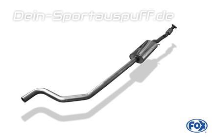 FOX Edelstahl Vorschalldämpfer Opel Corsa E