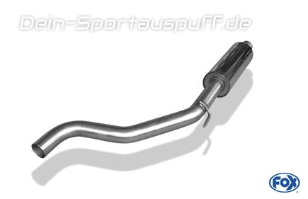 FOX Edelstahl Vorschalldämpfer Opel Corsa E OPC