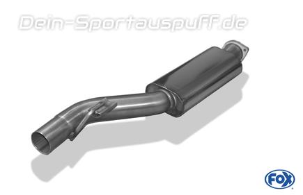 Fox Edelstahl Vorschalldämpfer BMW Z3 Roadster 1.9
