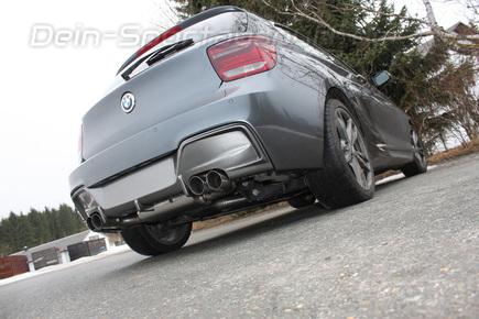 FOX Edelstahl Duplex Racing-Komplettanlage ab Kat BMW 1er F20 F21 3-/5-Türer M135i je 2x80mm rund scharf abgeschrägt
