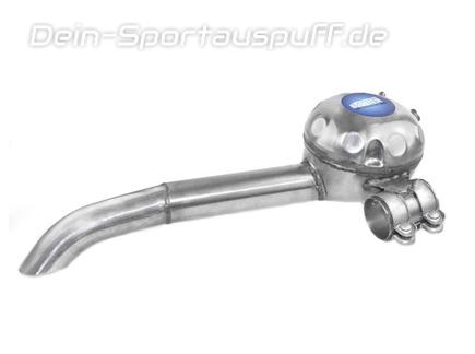 Active Sound Booster Edelstahl Lautsprecher Komplettset für Sportauspuff-Sound Audi A4 B6