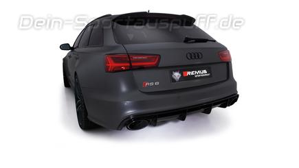 Remus Edelstahl Duplex Sportauspuff-Komplettanlage ab VSD Audi RS6 Typ 4G