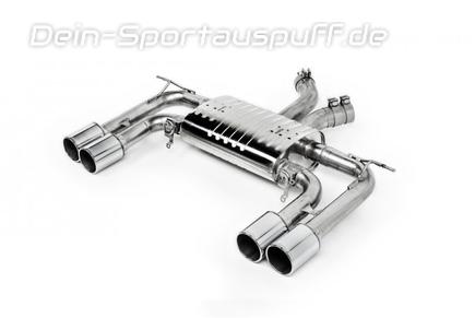 Eisenmann Edelstahl Duplex Sportauspuff BMW X5 M F85 je 2x102mm rund eingerollt gerade