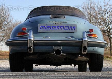 Eisenmann Sportauspuff Mittig RACE-Version Porsche 356 B u. 356 C im Sebring Design