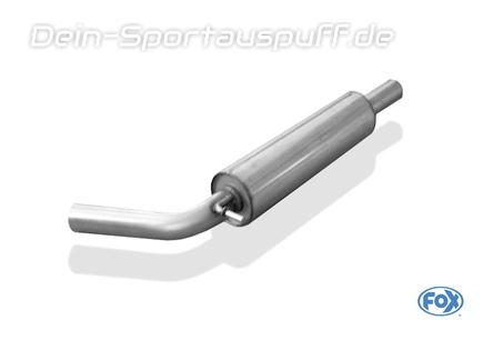 Fox Edelstahl Vorschalldämpfer Skoda Fabia 5J Schrägheck u. Combi ab 2007