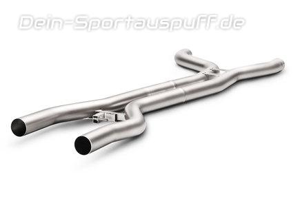 Akrapovic Linke Pipe Titan Verbindungsrohr Porsche Cayenne GTS Facelift ab 2015 Typ 958