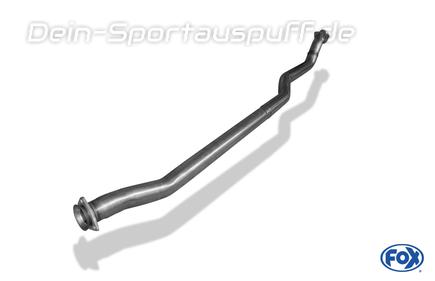 FOX Edelstahl Vorschalldämpfer-Ersatzrohr Audi 80/90 quattro 81/85