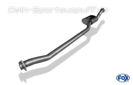 FOX Edelstahl Vorschalldämpfer Audi 80/90 quattro 81/85