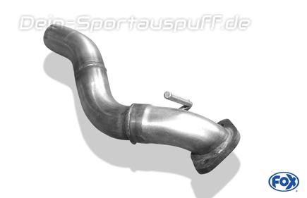 FOX Edelstahl Verbindungsrohr Mercedes V-Klasse V447 V220 d mit langem Radstand