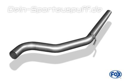 Fox Edelstahl Vorschalldämpfer-Ersatzrohr Opel Corsa D GSi