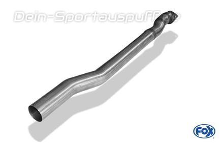 FOX Edelstahl Vorschalldämpfer-Ersatzrohr Opel Insignia OPC