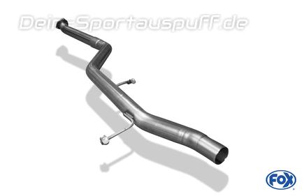 FOX Edelstahl Vorschalldämpfer-Ersatzrohr Audi 100, A6 Typ C4 2.6l 2.8l