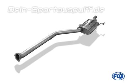 FOX Edelstahl Vorschalldämpfer Audi 100, A6 Typ C4 2.6l 2.8l