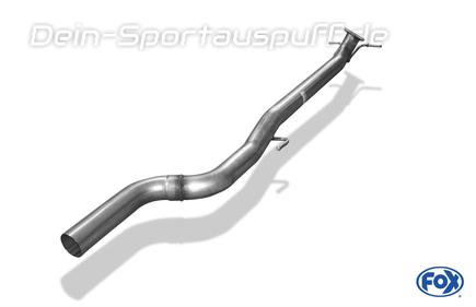 FOX Edelstahl Vorschalldämpfer-Ersatzrohr Opel Astra K 1.6 Turbo