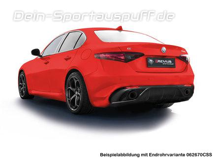 Remus Edelstahl Duplex Sportauspuff Alfa Romeo Giulia Veloce Q4 Typ 952