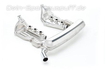 Eisenmann Edelstahl Sportauspuff-Komplettanlage Porsche 911 G-Modell (1974 - 1989, Mod. mit Kat) 1x83mm rund eingerollt gerade