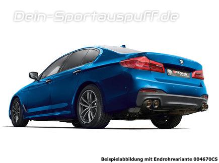 Remus Edelstahl Duplex Sportauspuff BMW 5er G30 M550i Limousine inkl. Endrohrsatz nach Wahl