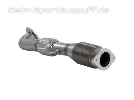HJS Edelstahl Ø70mm Downpipe mit Kat Opel Astra J OPC (Euro 6 Modelle)