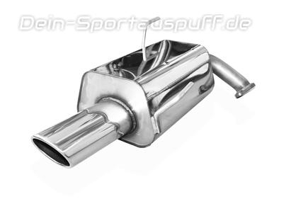 Fox Edelstahl Racing-Komplettanlage ab Kat Subaru Legacy BM ab Bj. 09 115x85mm oval eingerollt abgeschrägt
