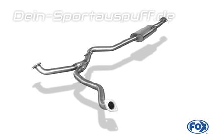 FOX Edelstahl Vorschalldämpfer Subaru Legacy 5 Station Wagon (Typ BM, BR) 2.0i