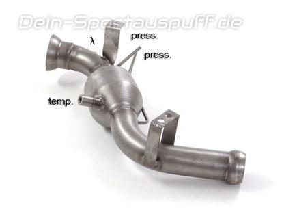 Ragazzon Edelstahl Downpipe mit Sport-Kat anstelle Partikelfilter Mercedes E-Klasse W212 250CDI