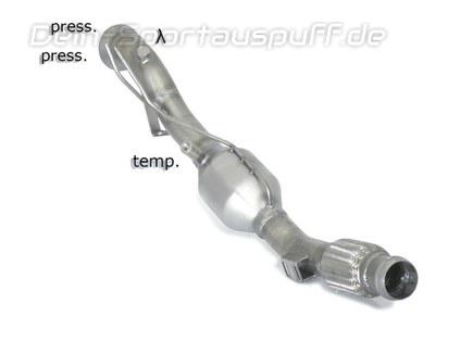 Ragazzon Edelstahl Downpipe mit Sport-Kat anstelle Partikelfilter Mercedes Sprinter W906 213/313/413/513CDI 95kW
