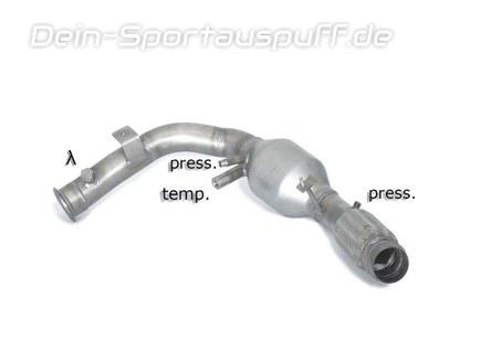 Ragazzon Edelstahl Downpipe mit Sport-Kat anstelle Partikelfilter Mercedes Sprinter W906 219/319/419/519CDI 140kW